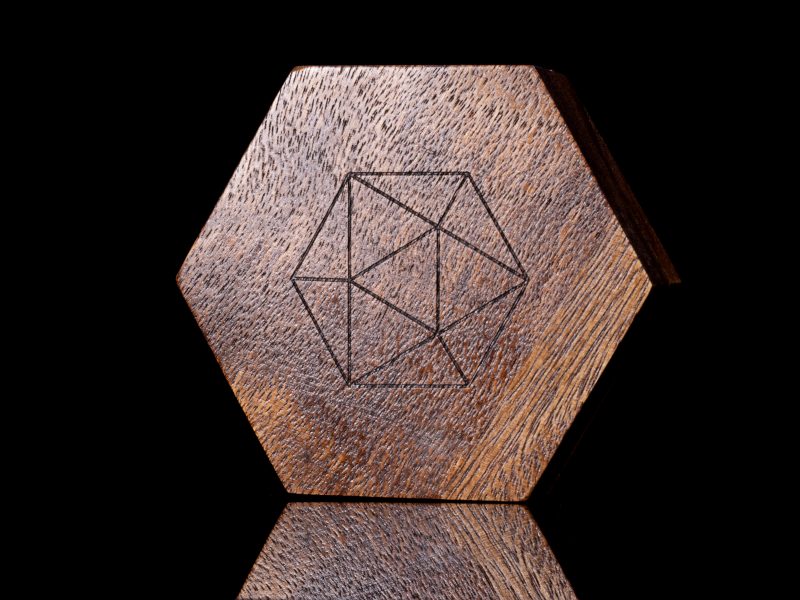 Walnut Dice Box – Bild 2